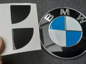 BMW Embleem Stickerset Zwart