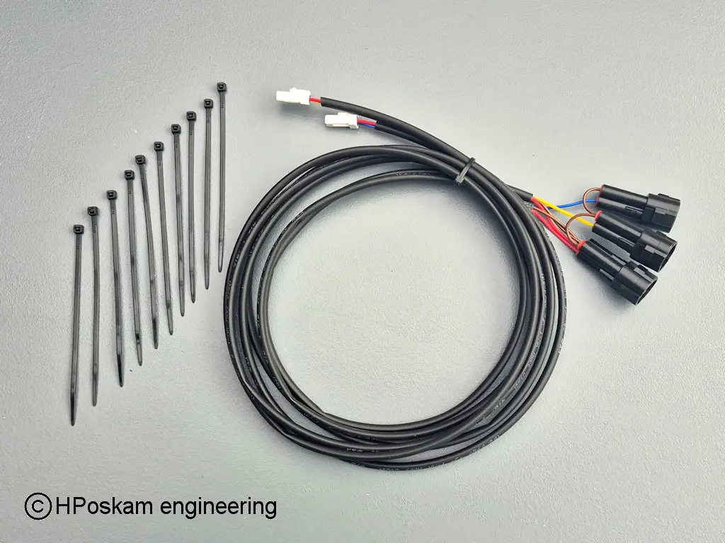 HPoskam Hex led emblem cable