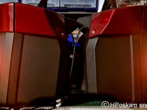 BMW side case led lights brake on